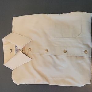 Kenneth Cole Reaction slim fit long sleeve button down shirt size L